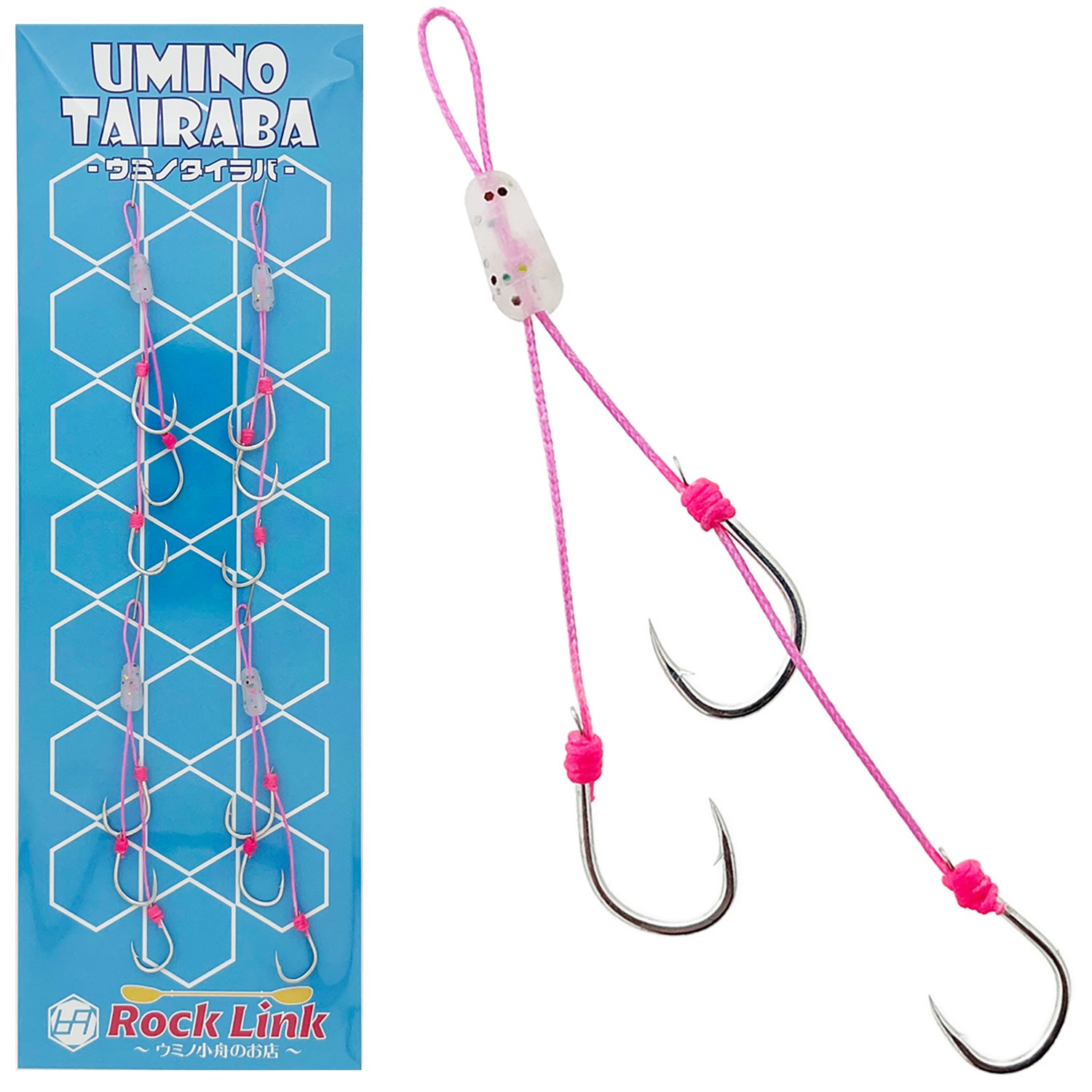 UMINO (ウミノ) タイラバ 替えフック 3本針 4セット入 シリコンビーズ