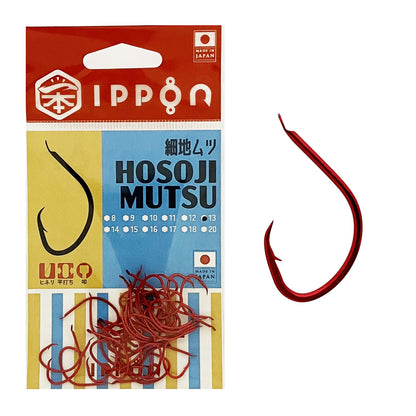 IPPON (一本) 細地ムツ レッドコート 日本製