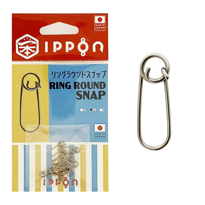 IPPON (一本) リングラウンドスナップ 日本製