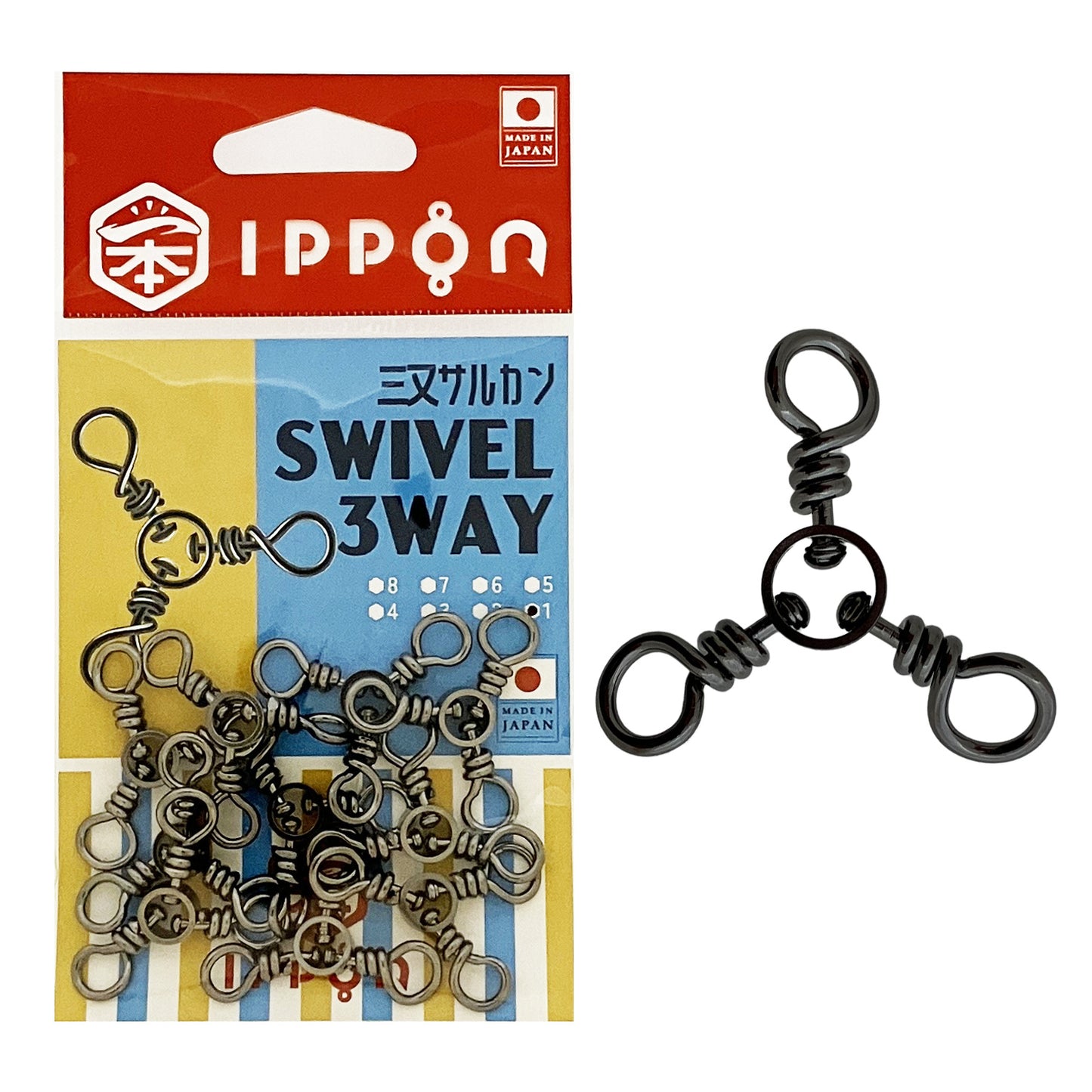 IPPON (一本) 三又サルカン 日本製