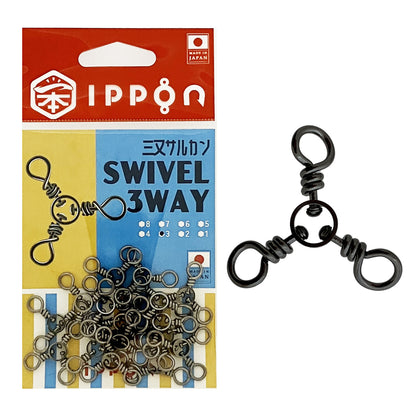 IPPON (一本) 三又サルカン 日本製