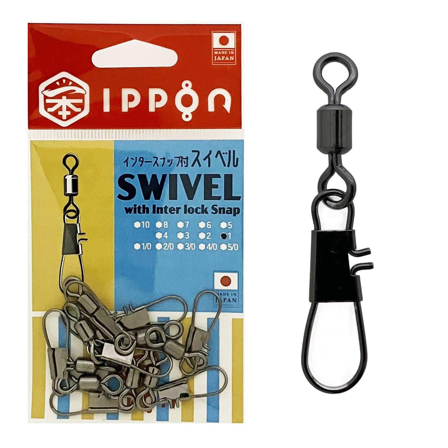 IPPON (一本) インタースナップ付スイベル 日本製
