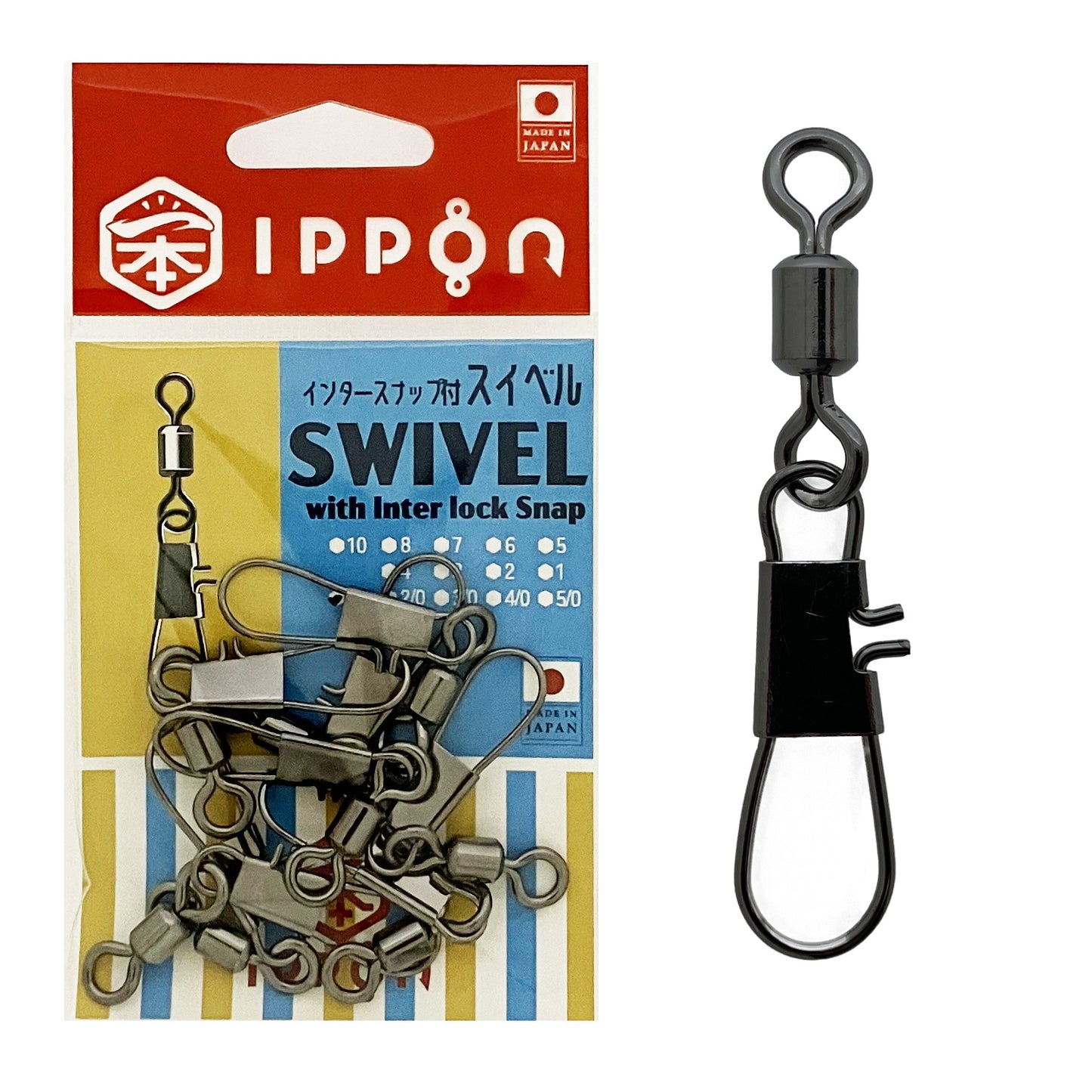 IPPON (一本) インタースナップ付スイベル 日本製
